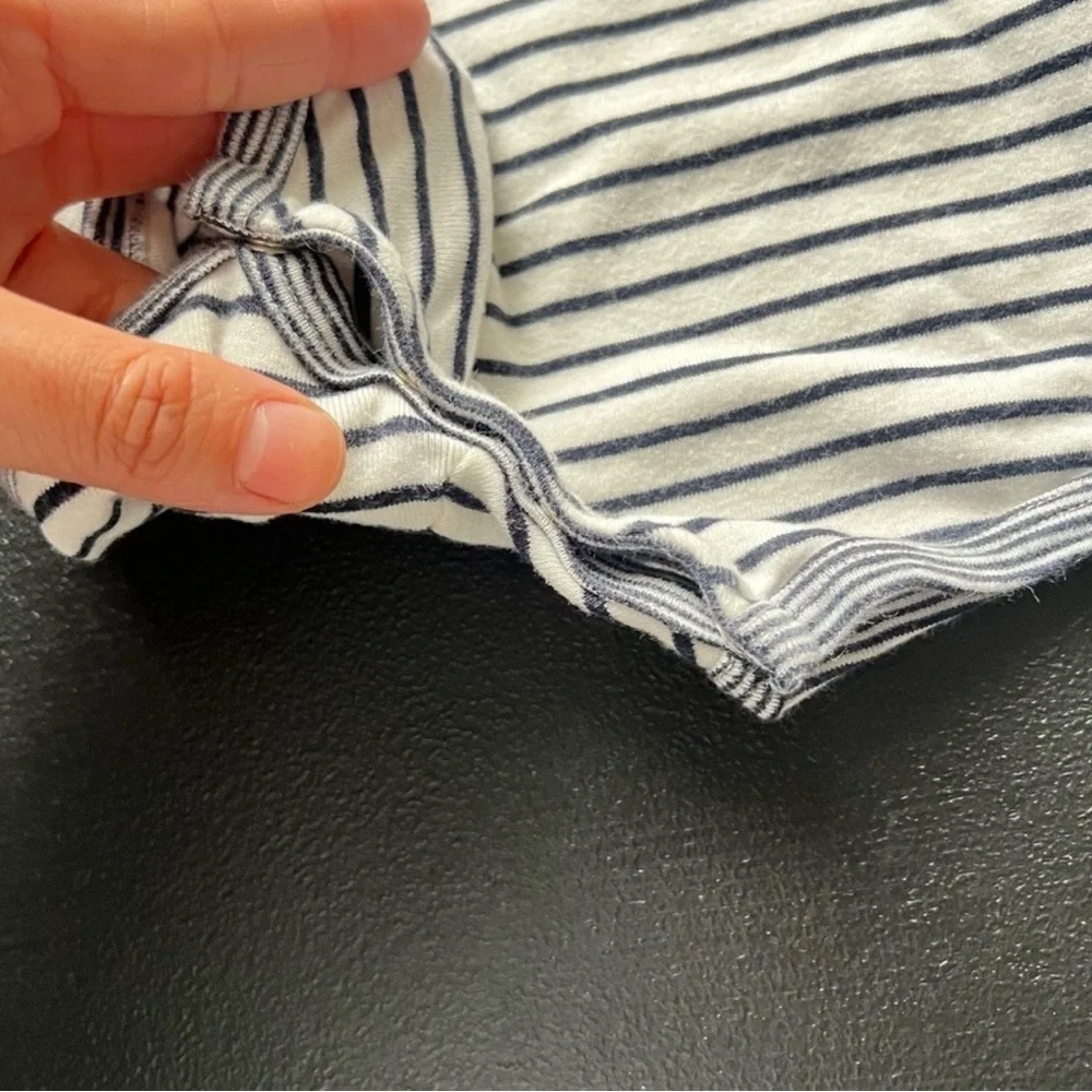 Monsieur Madame x Petit Bateau Striped Baby Romper Playsuit Nautical - Picture 6 of 10
